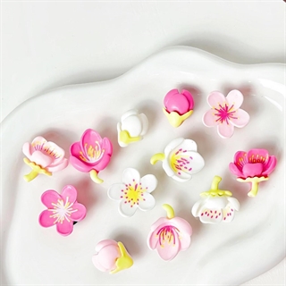 Crocs charms med kirsebærblomst– 12-pak